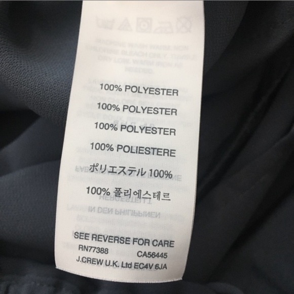 New Without Tags J. Crew Blue Gray Reese Pants, size 4. - Picture 7 of 7